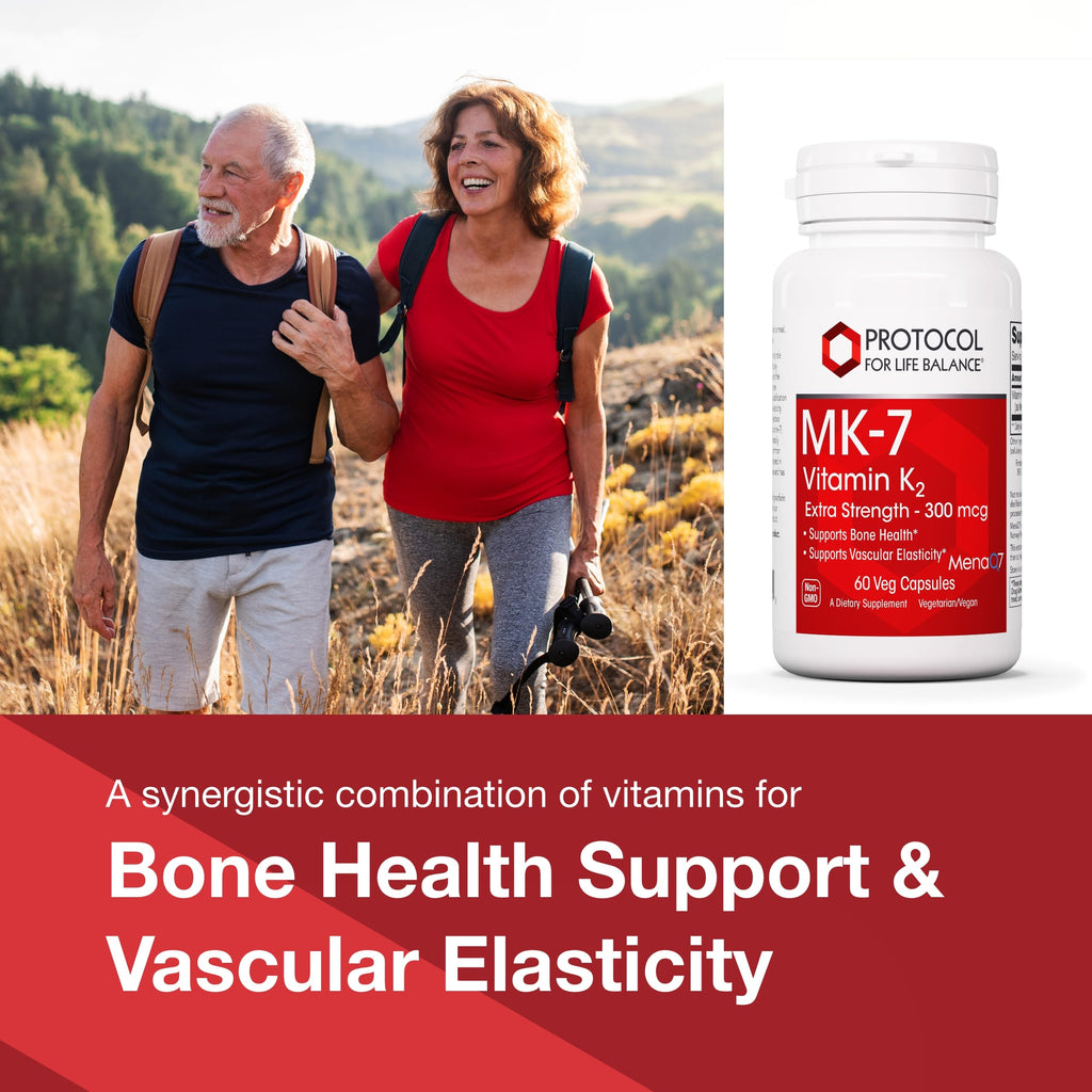 PROTOCOL FOR LIFE BALANCE MK-7 Vitamin K2 300mcg Bone Support - 60 Capsules - image 3