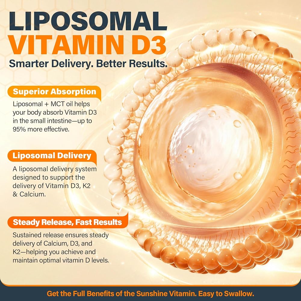 Nextdia Vitamin D3 20,000 IU + K2 Softgels - 120 Count - image 6