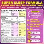 LILICARE 5HTP Gummies with Magnesium Glycinate - Melatonin Free Sleep