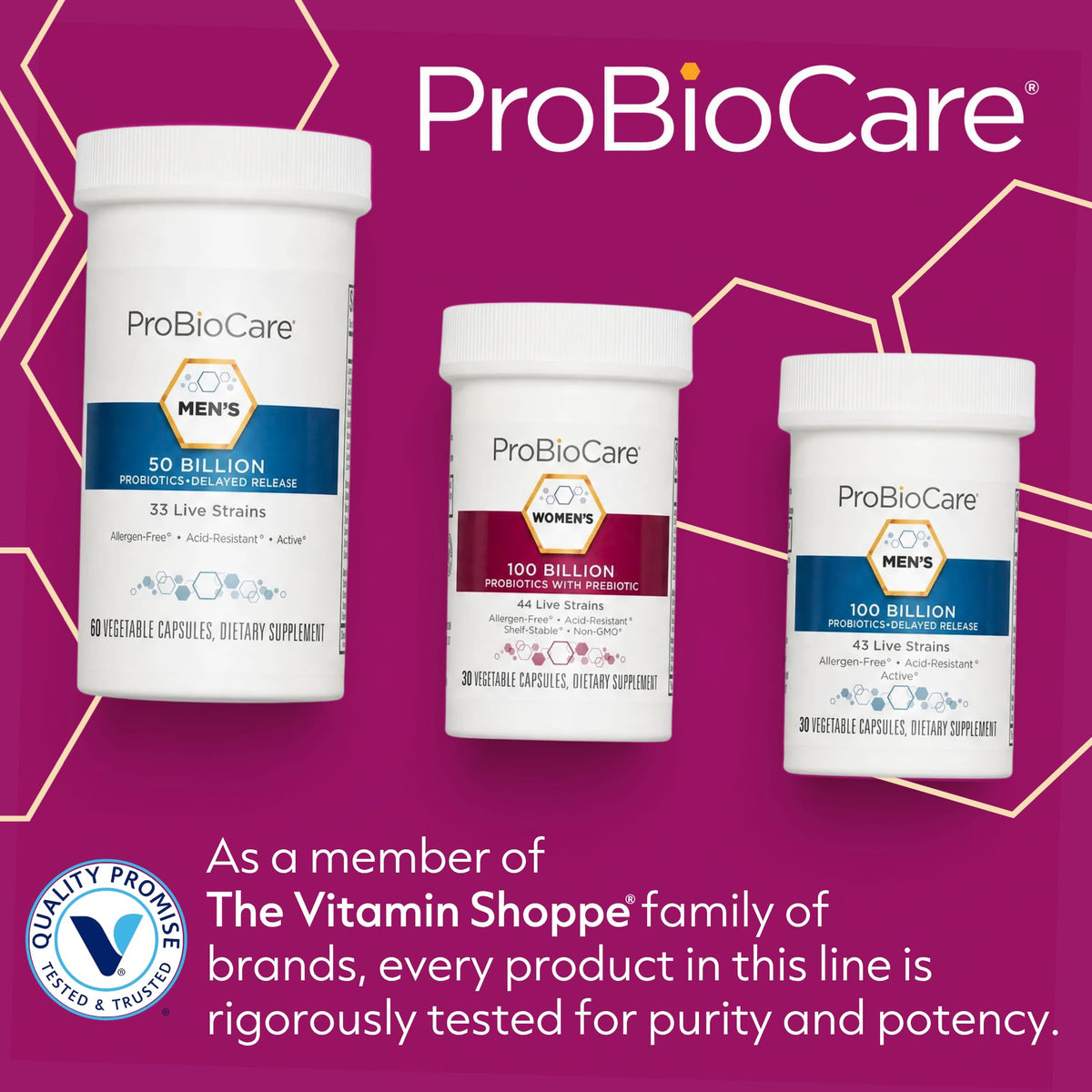 ProBioCare Probiotic for Women - 50 Billion CFUs - Supports Digestive