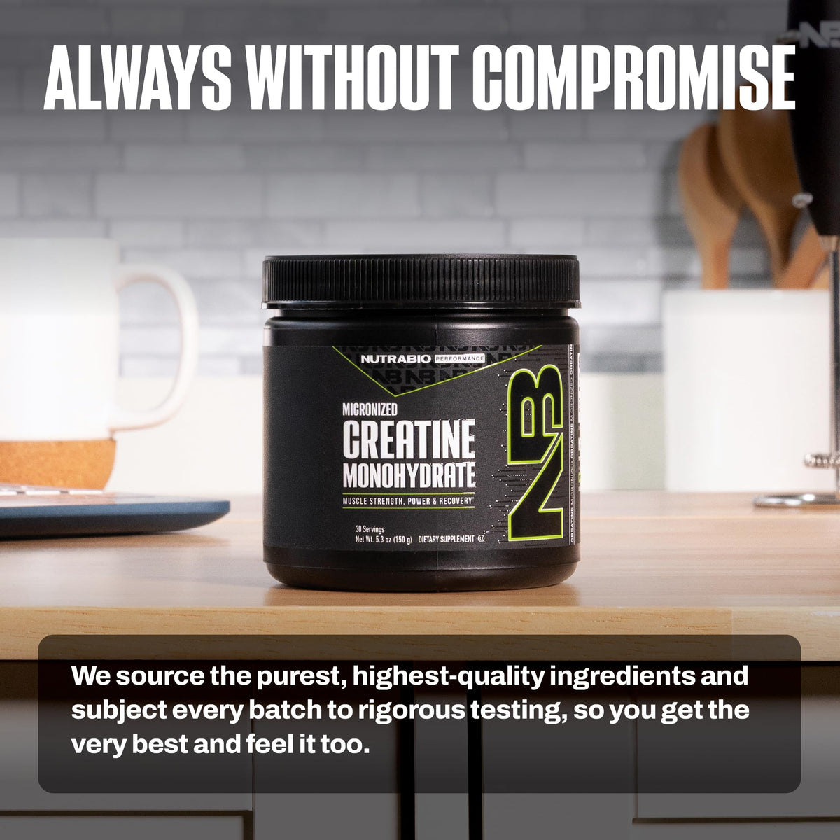 NutraBio Pure Micronized Creatine Monohydrate Powder - 150g - image 5