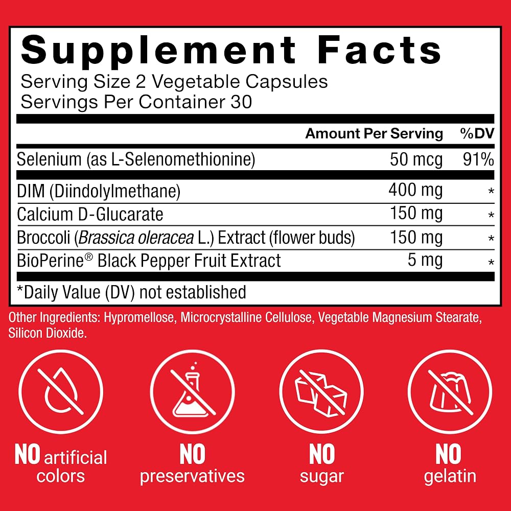 Force Factor DIM 400mg Hormone Balance - 60 Capsules - image 7