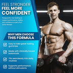 Nutravia Male Enhancing Supplement Gummies Testosterone Booster - 60 Gummies - image 4