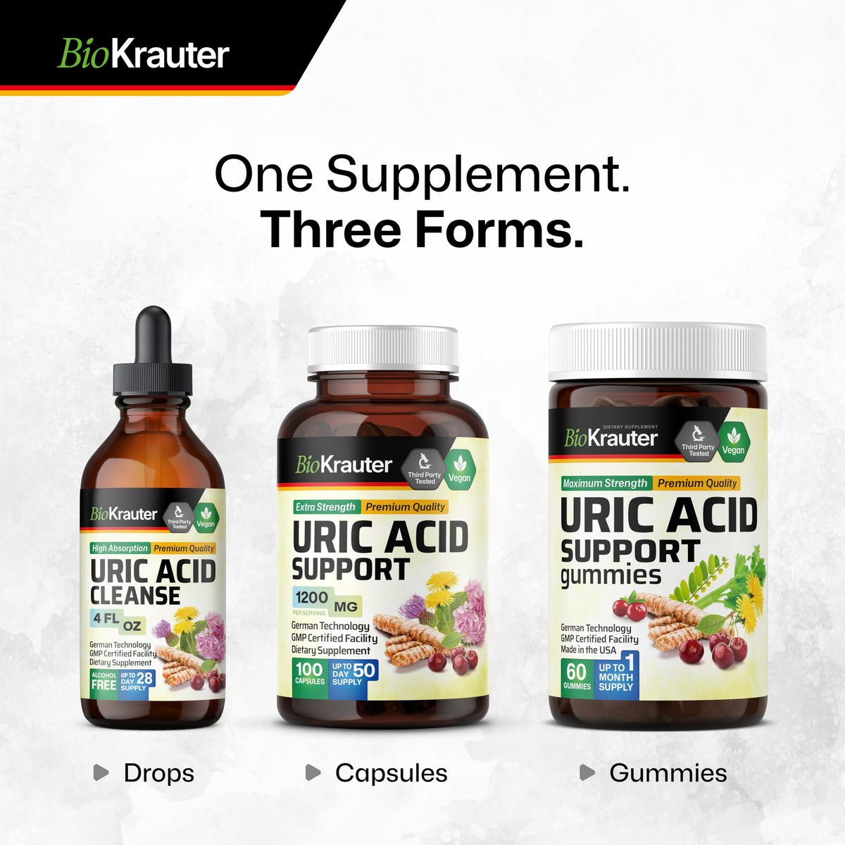 BIO KRAUTER 7-in-1 Uric Acid Support Tincture - 4 Fl Oz - image 8
