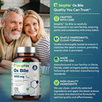 biophix Ox Bile 1000 mg with BioPerine - 120 Vegetarian Capsules - image 6