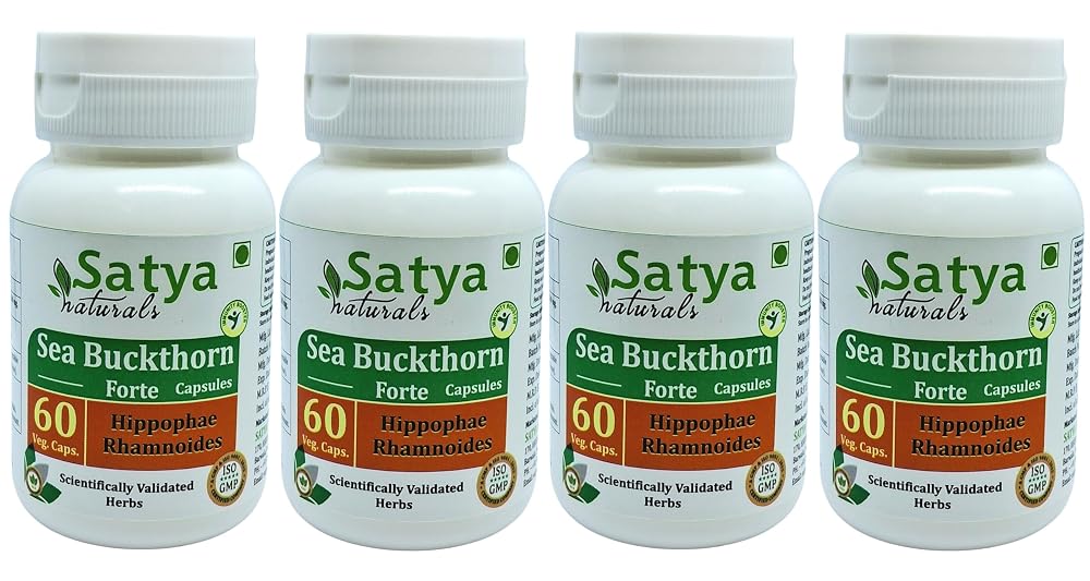 Satya Naturals Sea Buchthorn Forte Capsules 500 mg. 60 Veg. Capsule