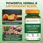 Pure Nutrition Lung Health Supplement Herbal Support - 60 Capsules - image 12