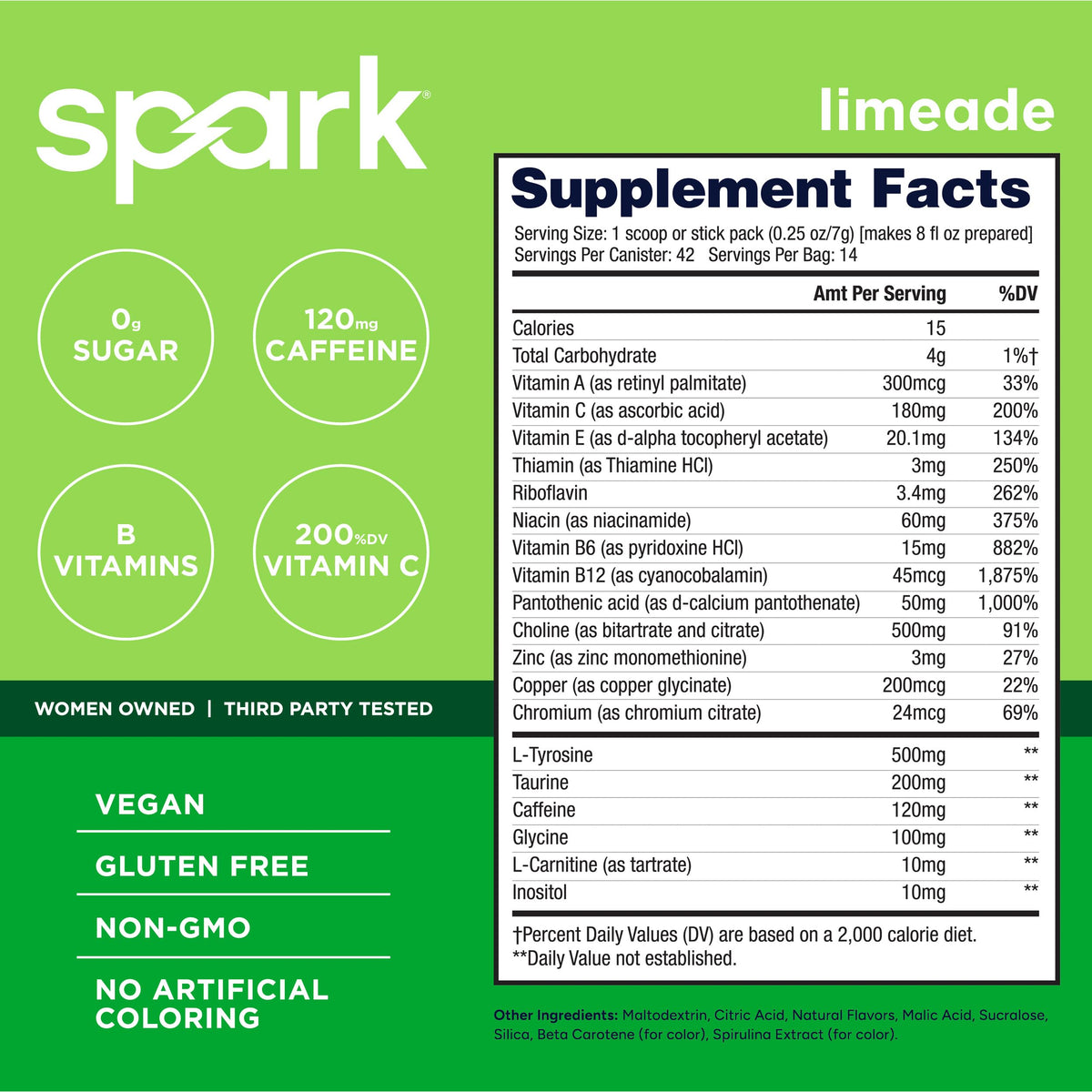 AdvoCare Spark Energy & Focus Drink Mix, Sunrise Grapefruit