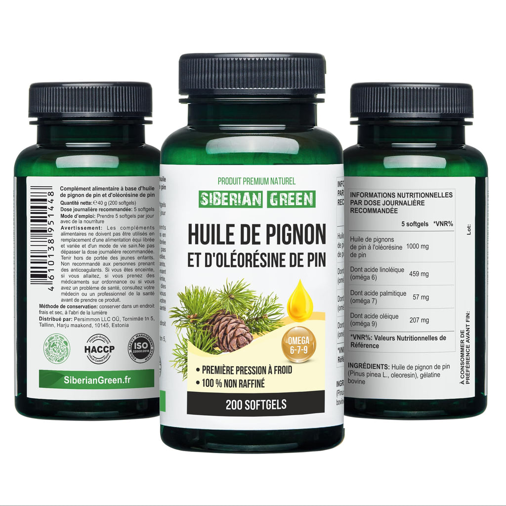 Siberian Sea Oil Capsules 200 Softgels