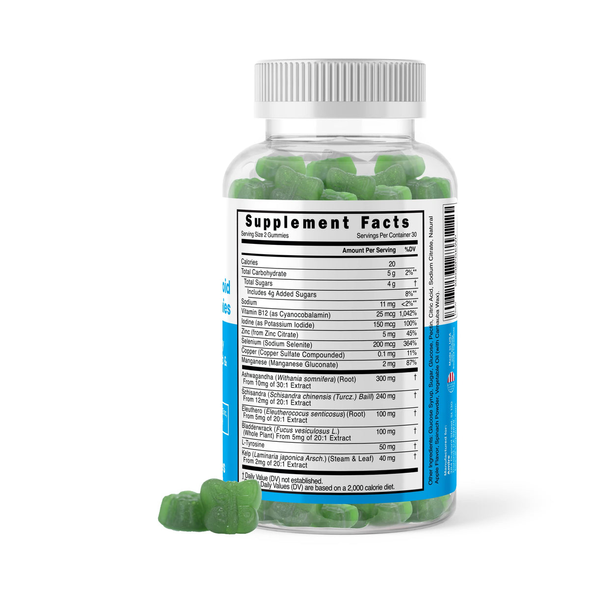 Amire Thyroid and Adrenal Support Gummies by Dr Awan - 1