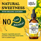 Wild & Organic Organic Dandelion Root Liquid Extract - Dandelion Root