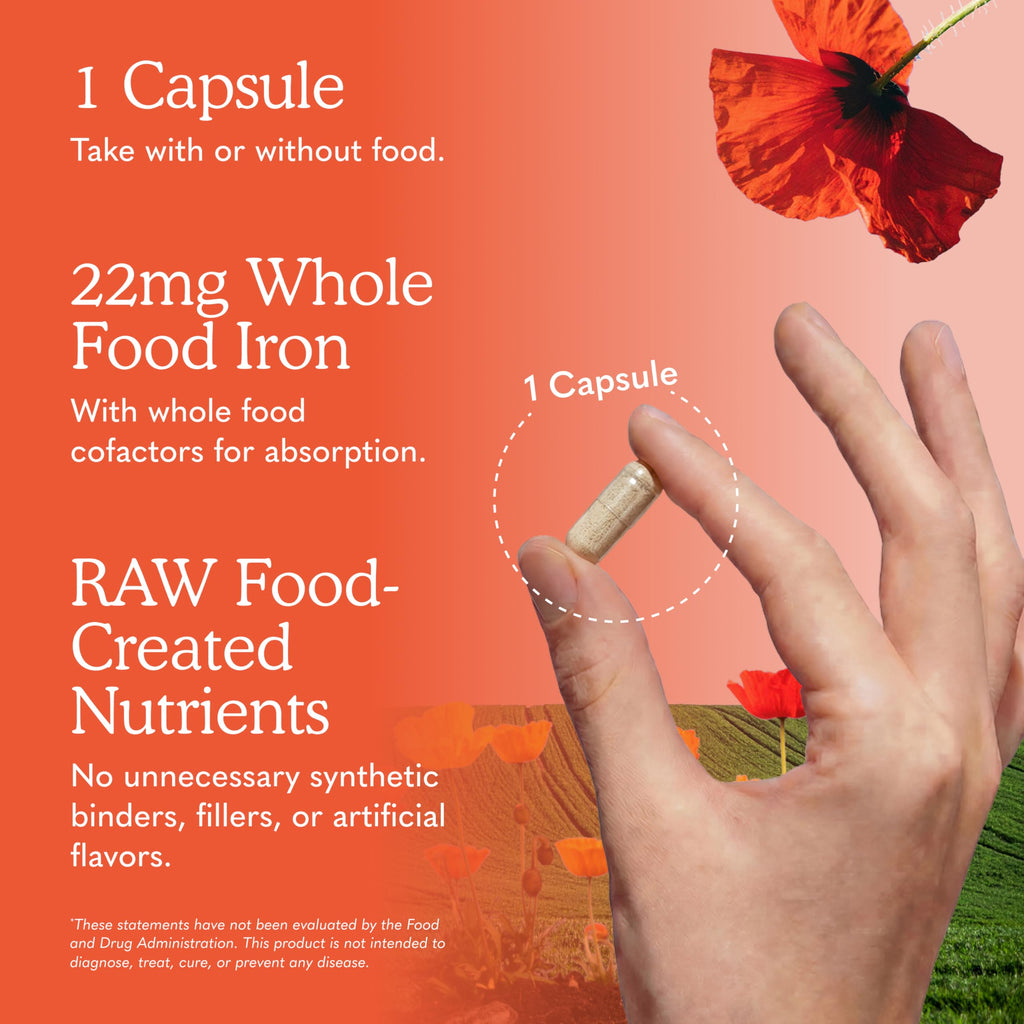 Garden of Life Vitamin Code Raw Iron Supplement - 30 Capsules - image 5