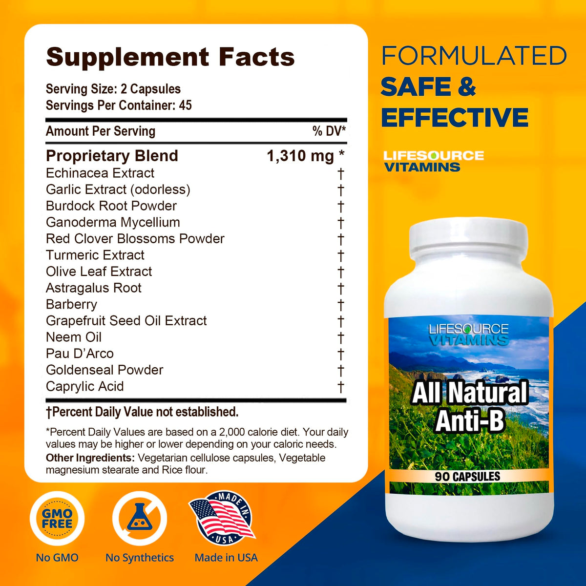 LifeSource Vitamins LifeSourceVitamins VITAMIN