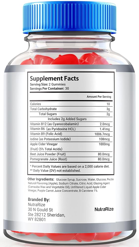 NutraRize Ultimate Keto ACV Gummies with Apple Cider Vinegar - 60 Gummies - image 2