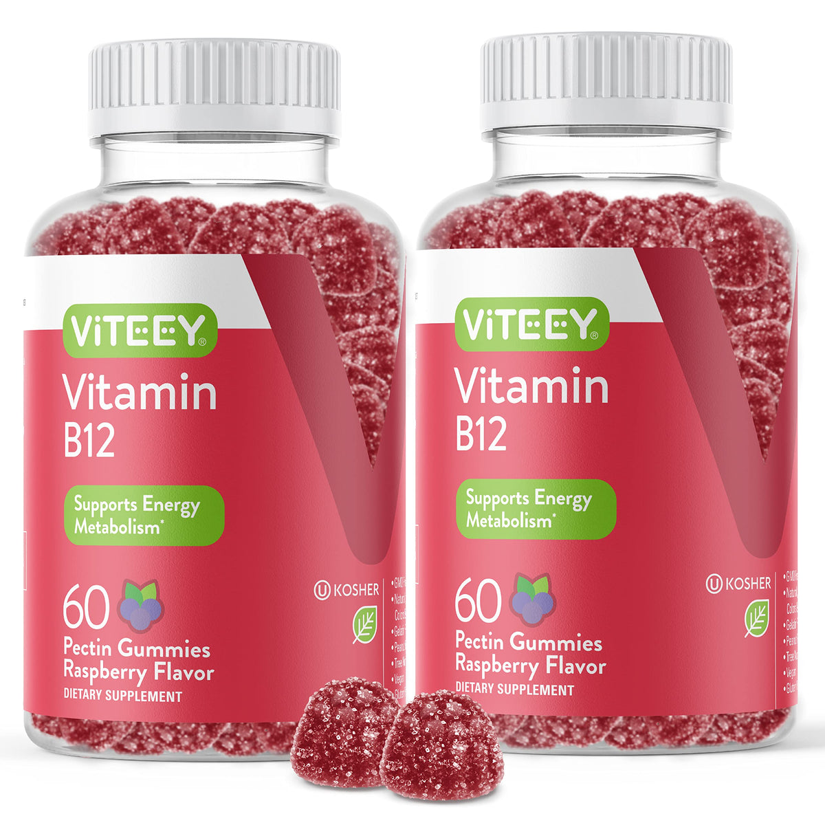 Viteey Vitamin B12 Gummies for Adults & Teens 1000mcg - Good