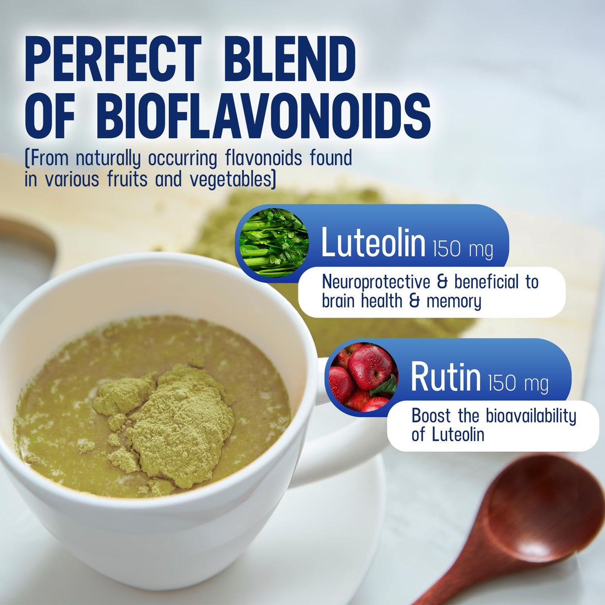 LutiMax Luteolin w/Rutin Pediatric Powder for Kids