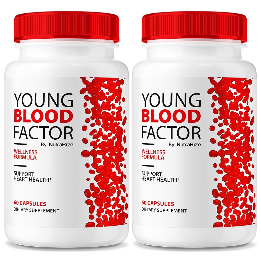 NutraRize Young Blood Factor Capsules Energy Support - 120 Capsules