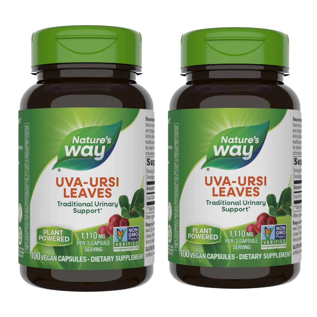 Nature's Way Uva Ursi Leaves Herbal Capsules - 1110 mg - 200 Count