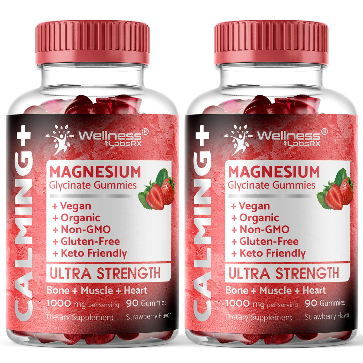 WELLNESS LABSRX Magnesium Glycinate Gummies - 1000 mg - Magnesium