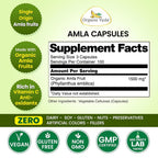 Organic Veda Amla Capsules 1500mg - 300 Capsules - image 2