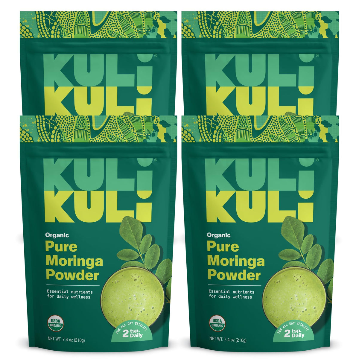 Kuli Kuli Organic Moringa Powder - Pure Moringa Leaves Superfood