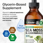 BIO KRAUTER Sea Moss Seaweed Supplement Drops - 4 Fl Oz - image 6