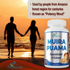 YUMMYVITE Muira Puama 550 mg 4:1 Extract - 60 Capsules - image 3