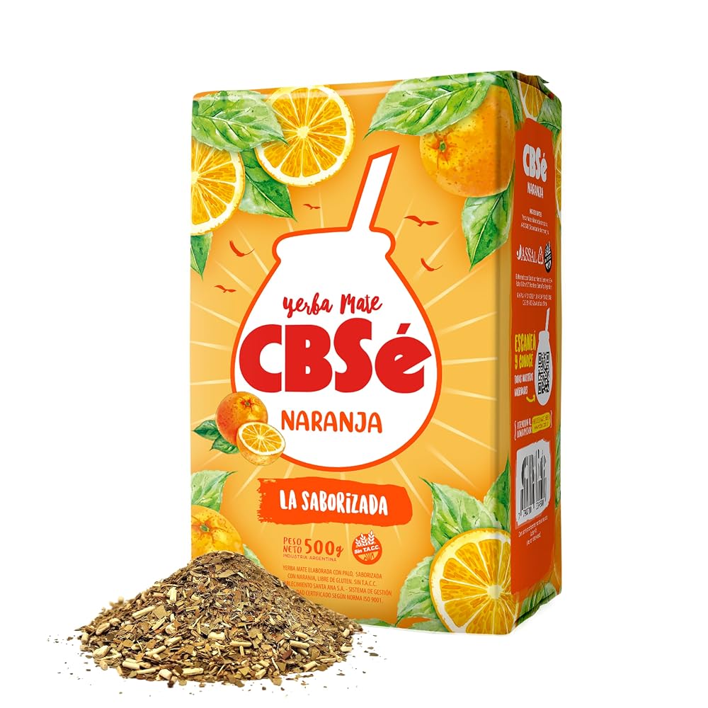 CBSé Yerba Mate Orange Flavor Loose Leaf Tea - 500g