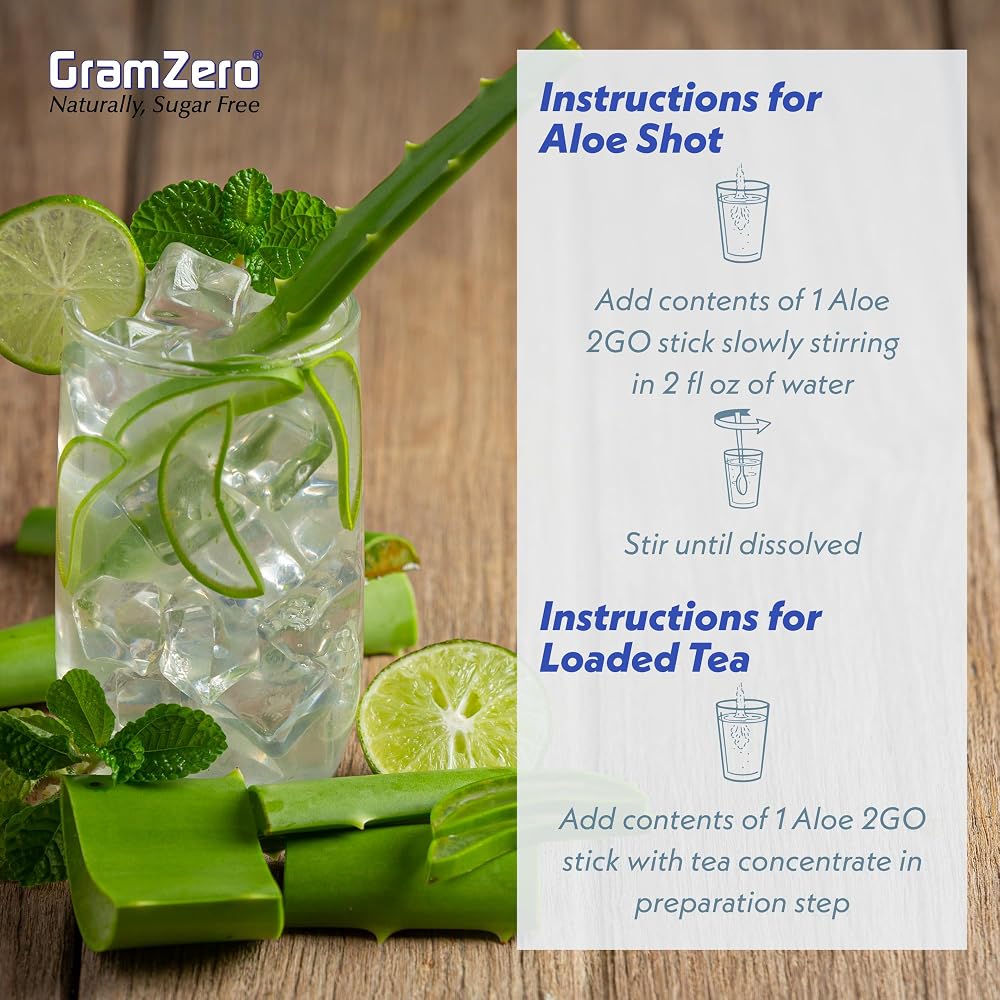 GramZero 2GO Sticks Organic Aloe Powder - 12.7 oz - image 7
