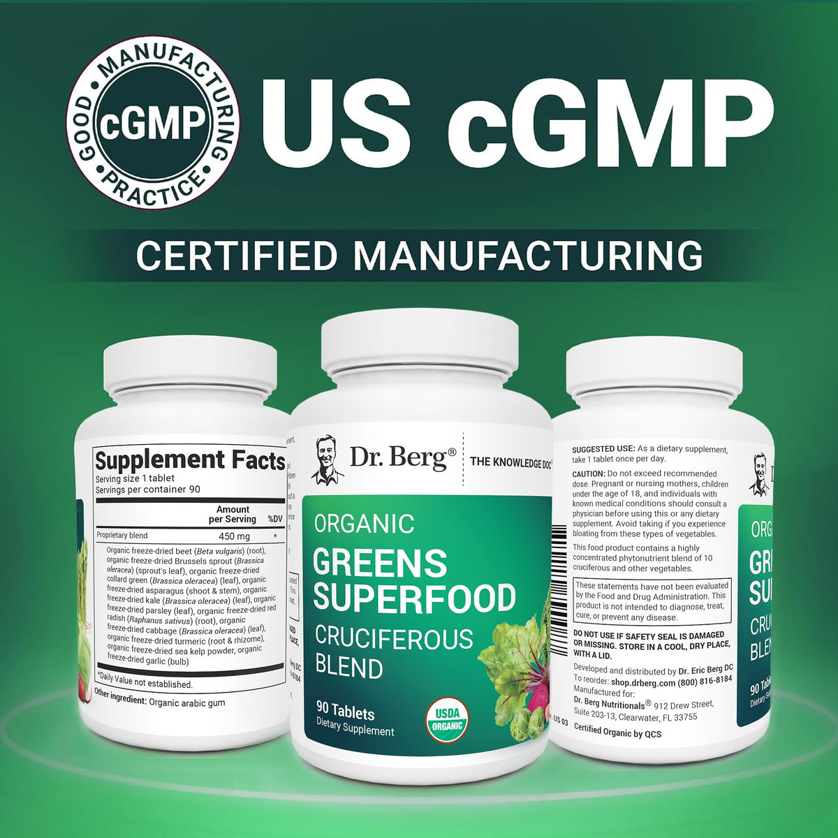 Dr. Berg's Organic Cruciferous Support