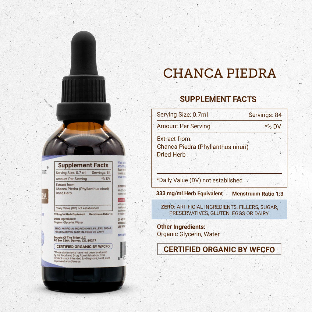 Secrets of the Tribe Chanca Piedra Alcohol-Free Tincture - 2 FL OZ - image 4