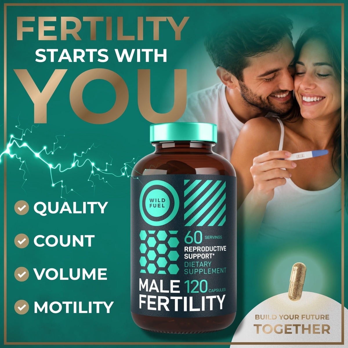 WILD FUEL HMB and Vitamin D3 Supplement Capsules Parent