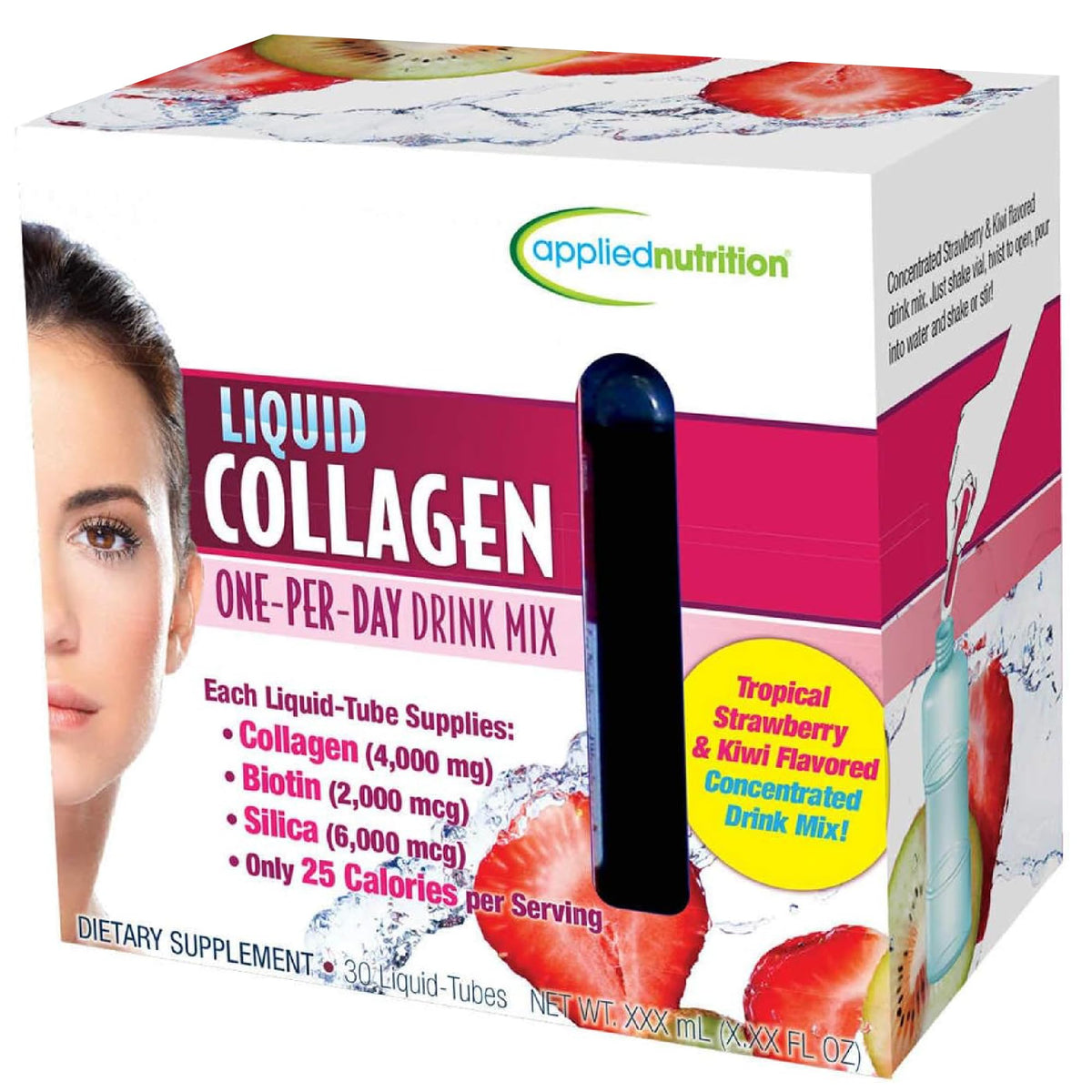 Applied Nutrition Liquid Collagen Strawberry & Kiwi (30 Count)