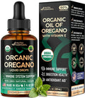 NUTRAHARMONY Oregano Oil Drops Organic 60% Carvacrol - 1 oz