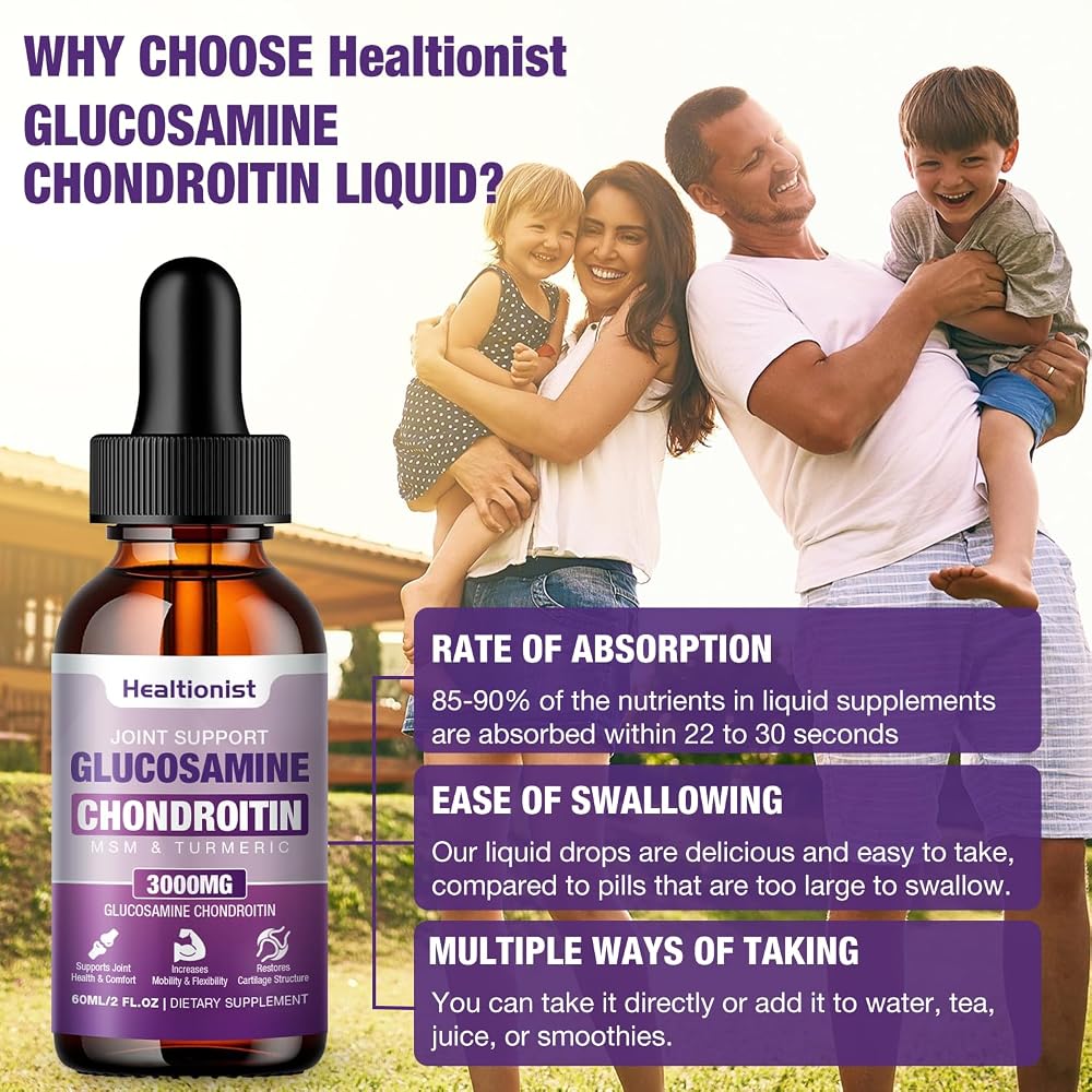 Healtionist Glucosamine Chondroitin MSM Liquid