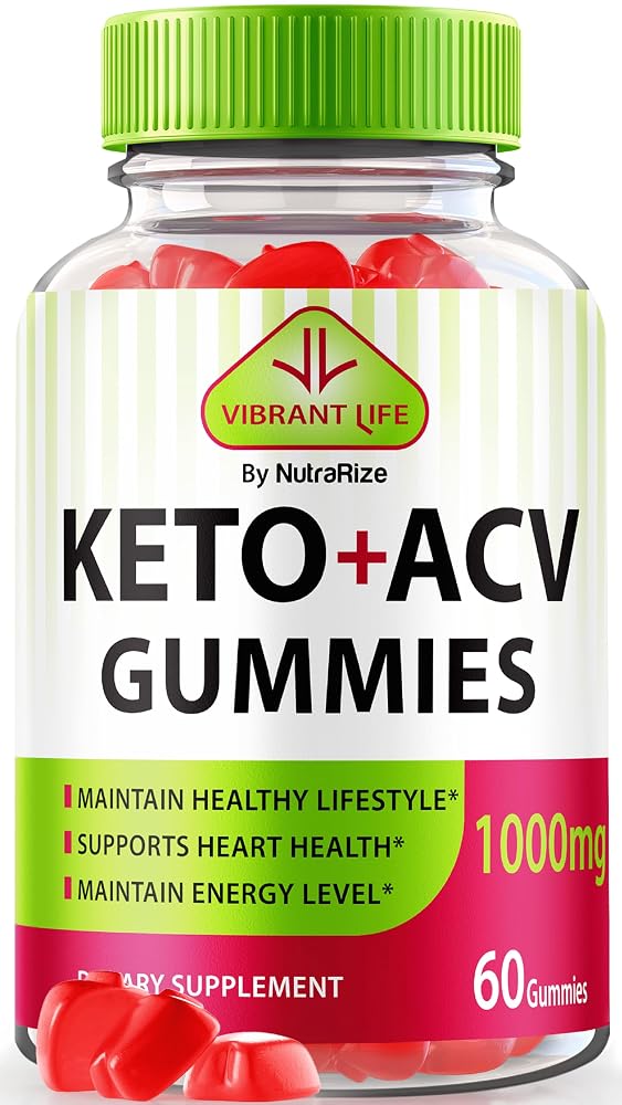 NutraRize Vibrant Life Keto ACV Gummies - 60 Gummies