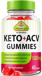NutraRize Vibrant Life Keto ACV Gummies - 60 Gummies