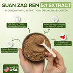Dimmak Herbs Organic Suan Zao Ren 5:1 Extract Sleep Aid - 4oz - image 3
