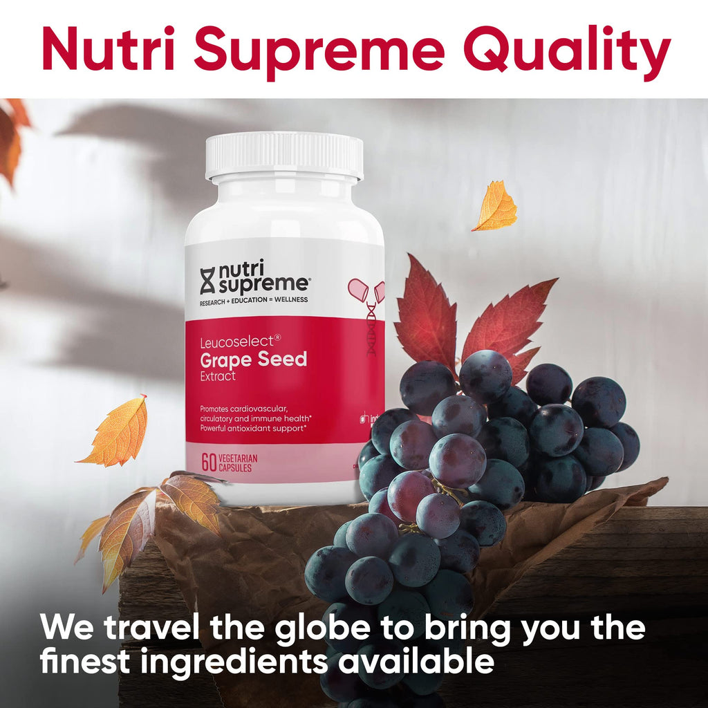 Nutri Supreme Grapeseed Extract Leucoselect - 60 Capsules - image 7