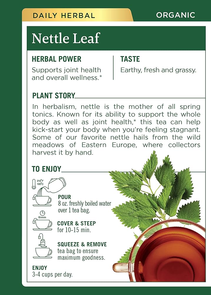 Traditional Medicinals Organic Nettle Leaf Herbal Tea - 32 Tea Bags - image 2