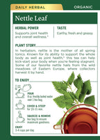 Traditional Medicinals Organic Nettle Leaf Herbal Tea - 32 Tea Bags - image 2