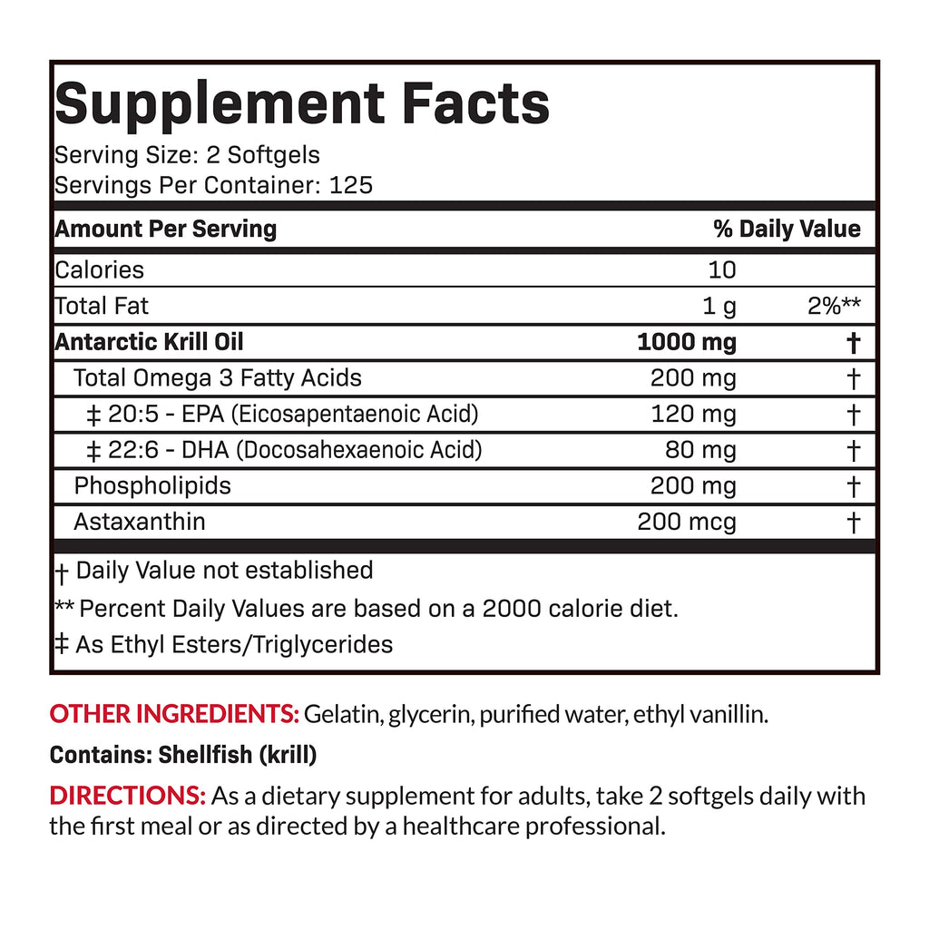 Futurebiotics Antarctic Krill Oil with Omega-3s EPA