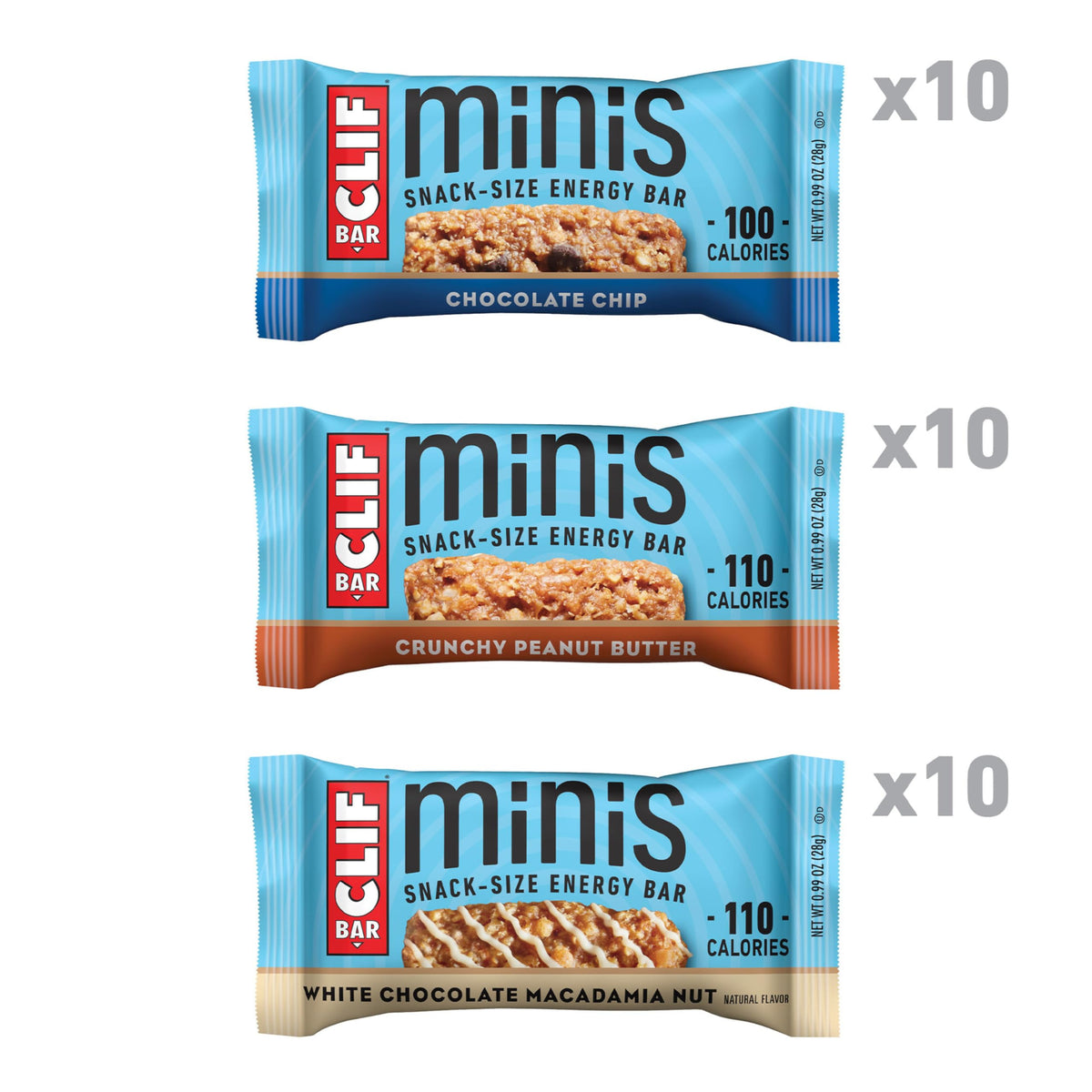 CLIF Bar Minis Variety Pack Energy Bars - 30 Count - image 2