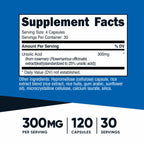 Nutricost Ursolic Acid 300mg - 120 Vegetarian Capsules - image 2