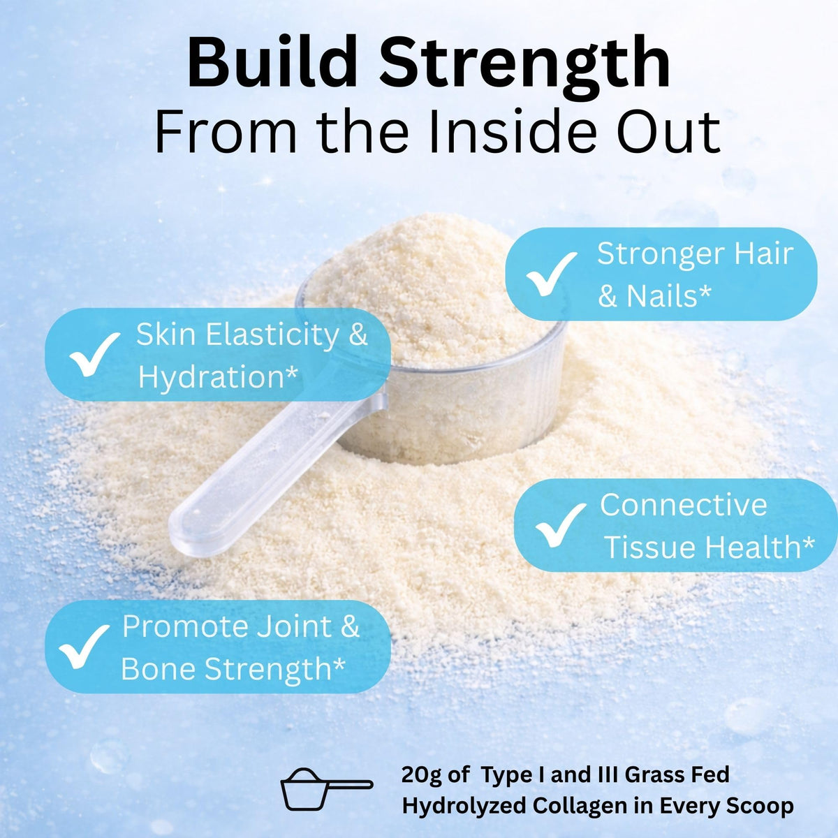 R+D Body Hydrolyzed Collagen Peptides Powder - 28 Servings - image 3