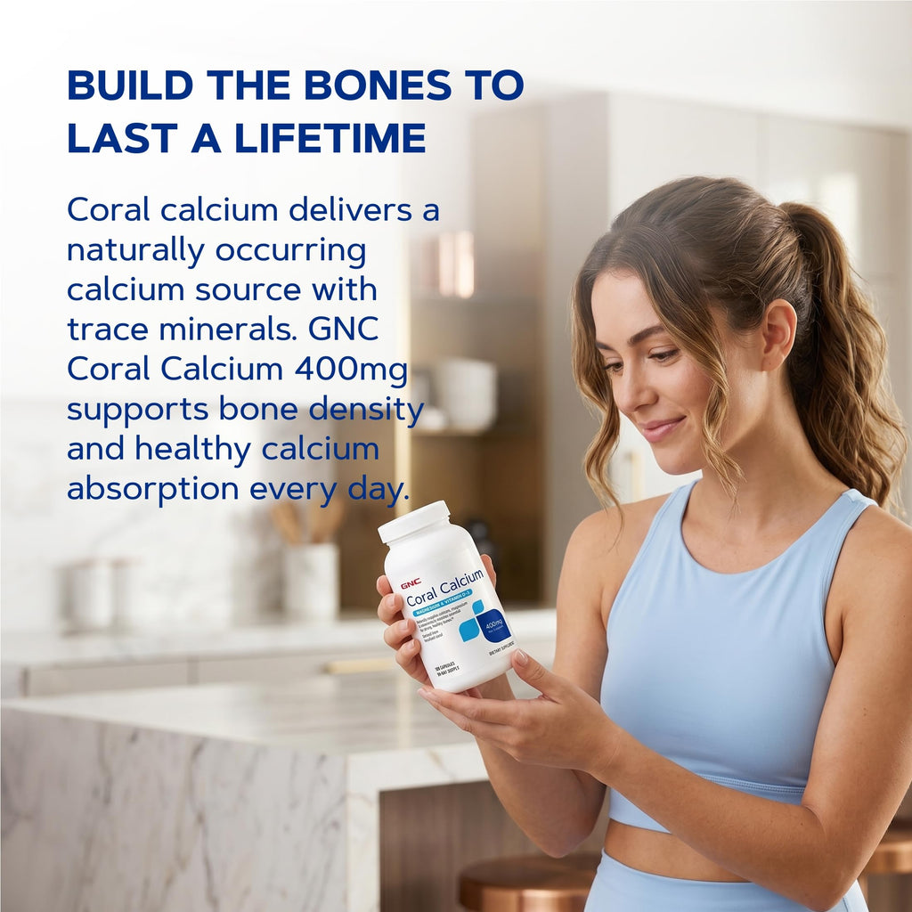GNC Coral Calcium 400mg with Magnesium & Vitamin D3 - 90 Servings - image 7