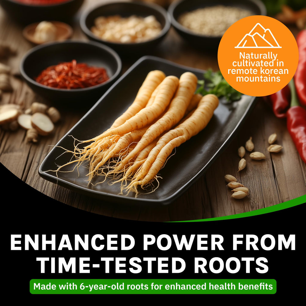 Auragin Authentic Korean Red Ginseng 6 Year Roots - 90 Tablets - image 6
