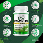 ZELSO Saw Palmetto 3:1 Prostate & Hair Growth Support - 120 Capsules - image 2