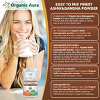 Organic Aura International Ashwagandha Root Powder - 16 Ounce - image 4