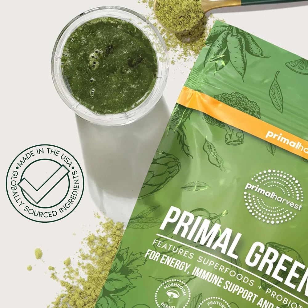 Primal Harvest Greens Daily Supplement Powder - 30 Servings - image 7